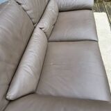 Crozatier leather lounge sofa