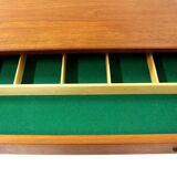 Enfilade scandinave en teck, Tage Olofsson, Tibro Ulferts, Suède, 1960