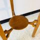 1920 pedestal table in solid oak