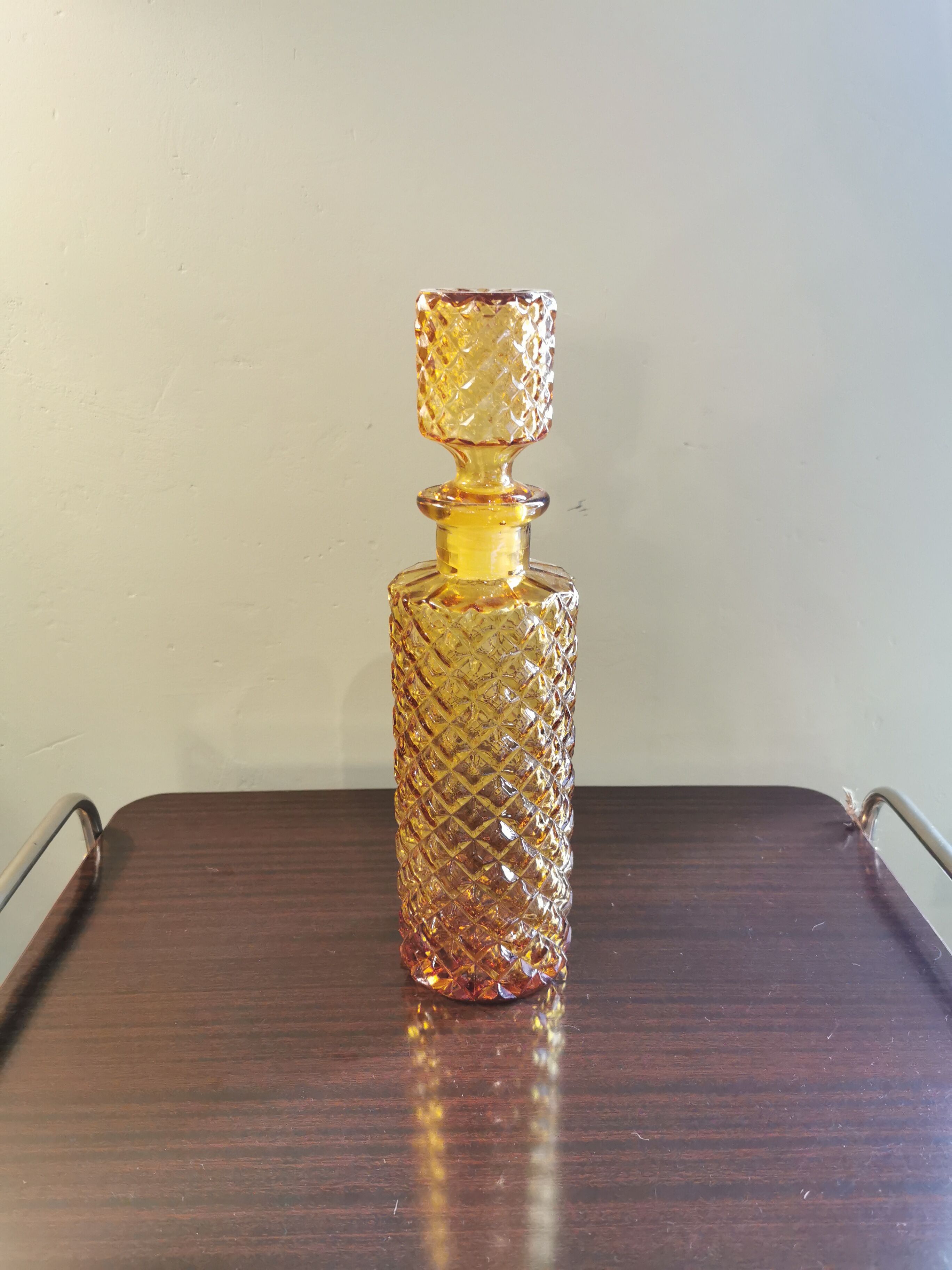 Carafe vintage pointe de diamant