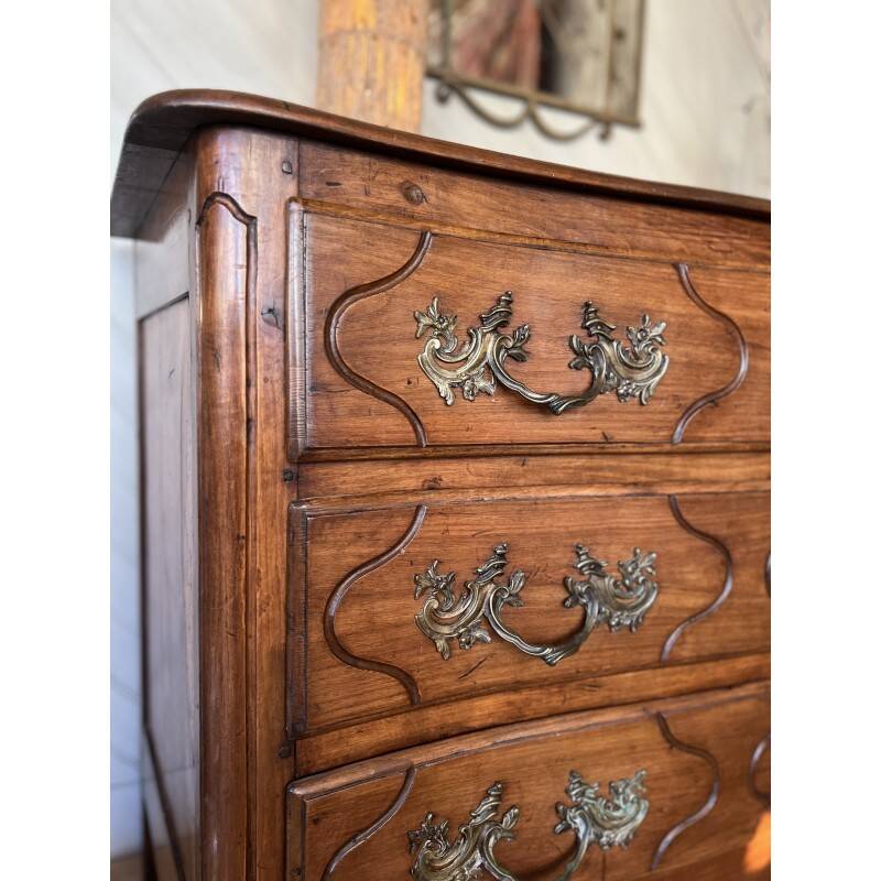 Curved commode in Louis XV style