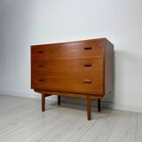 Commode secrétaire en teck danois vintage des années 1960 par Børge Mogensen