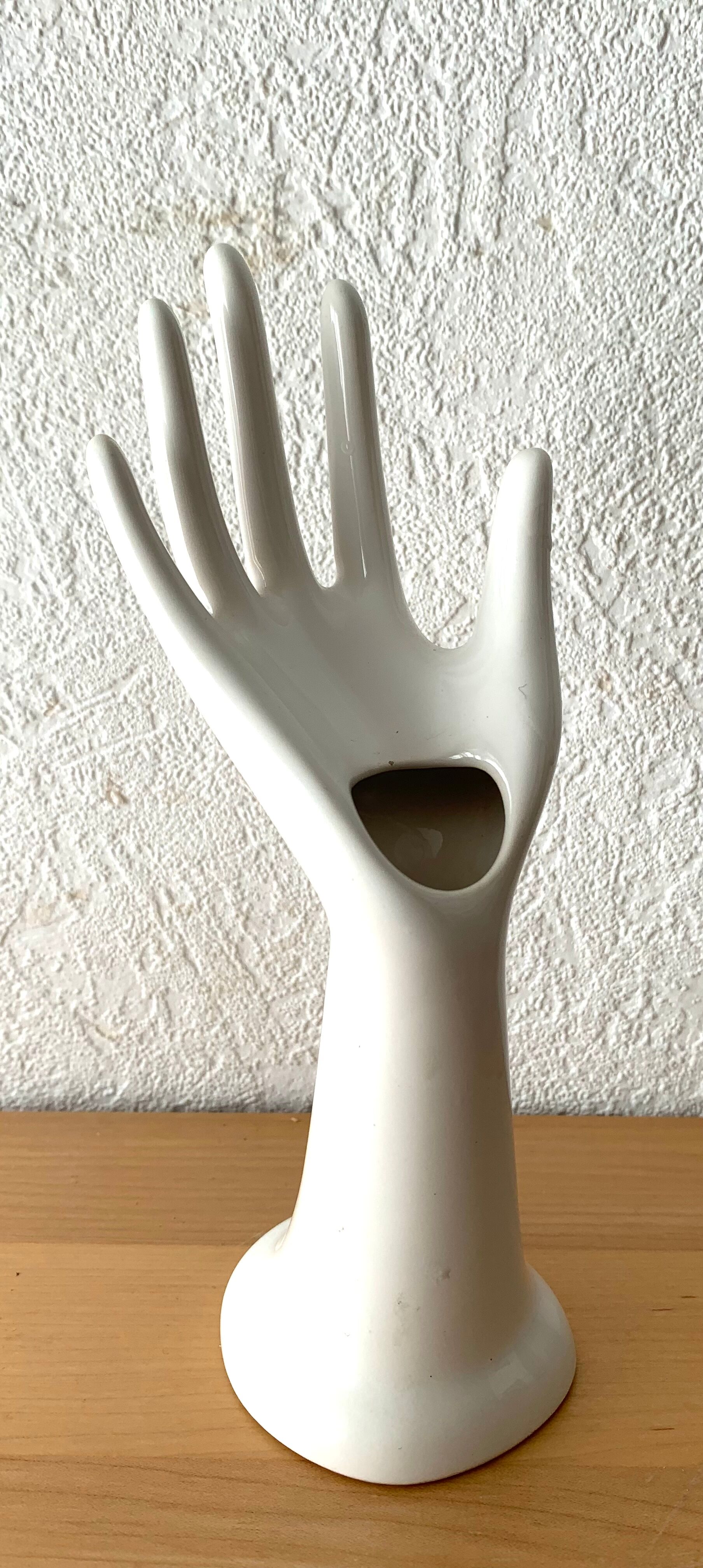 White ceramic hand