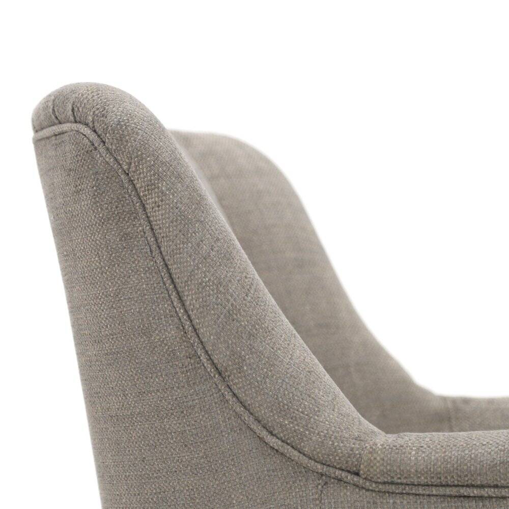 Grey fabric armchair, 1950s