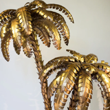 Lampadaire palmier 3 têtes années 70