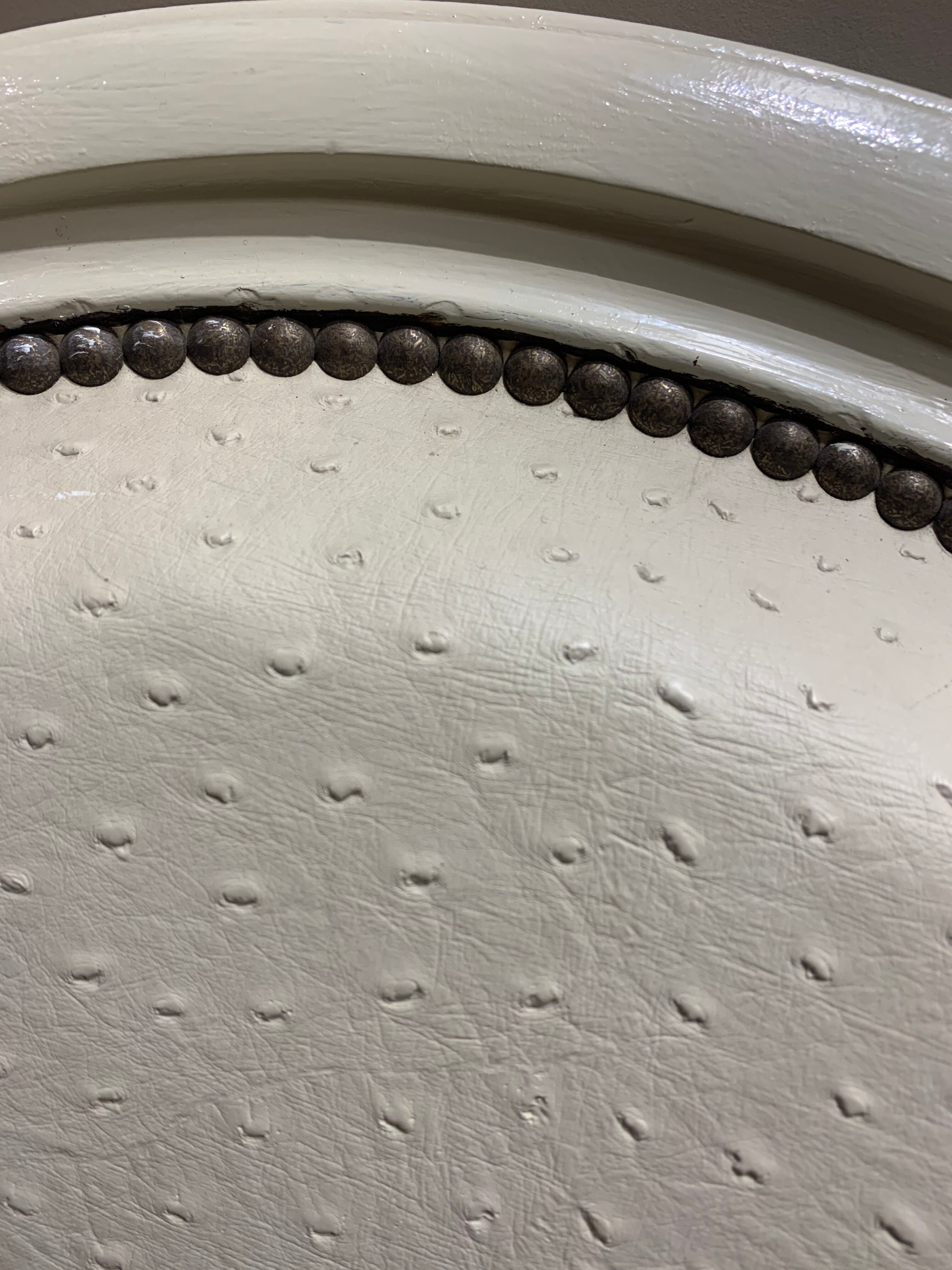 Authentic Napoleon III medallion armchair