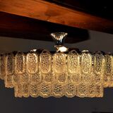 Kinkeldey chandelier 3 levels crystals Germany 1970