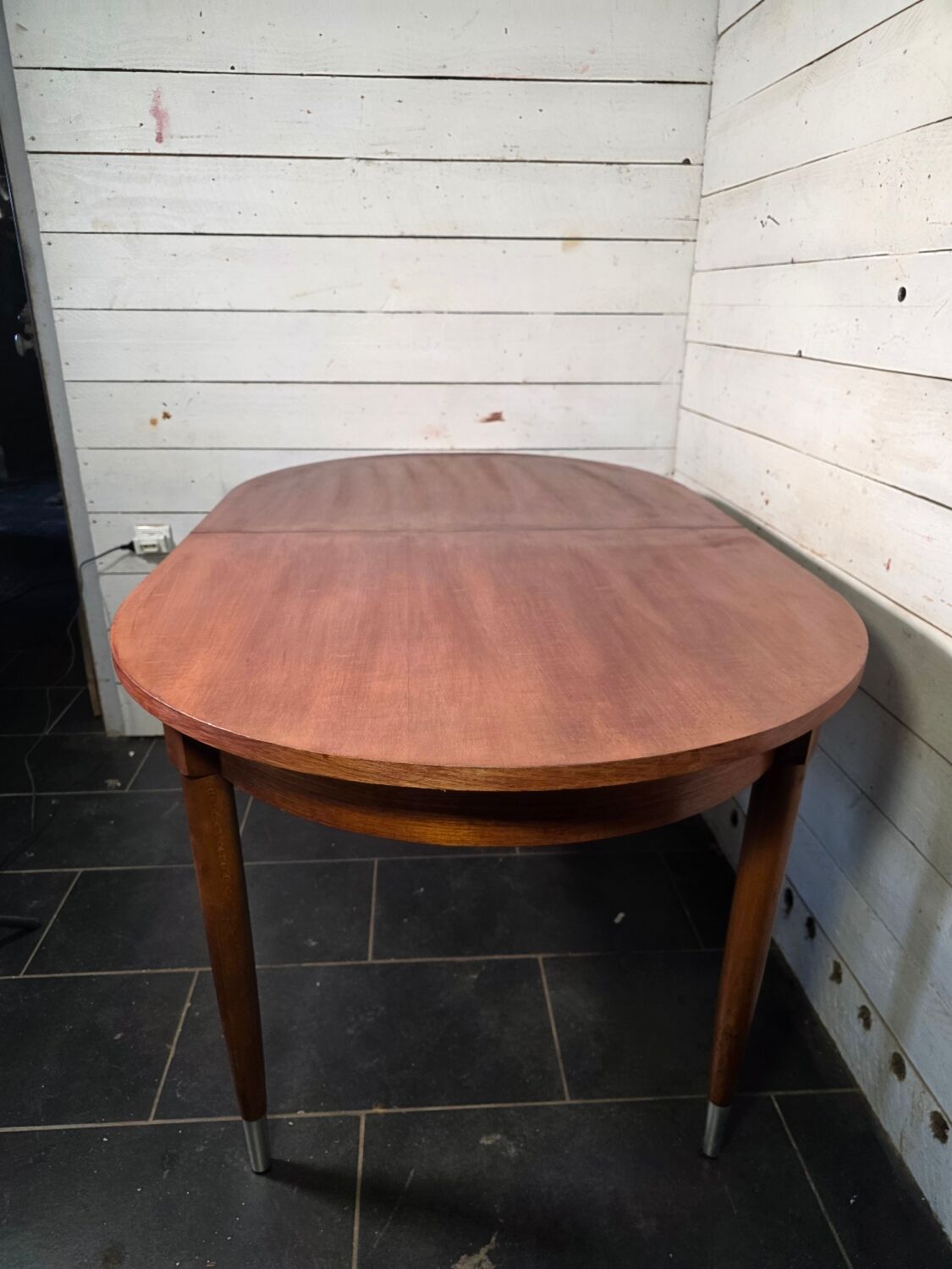 Scandinavian extendable teak table from the 1960s (butterfly extension)