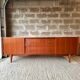 Vintage Scandinavian teak sideboard - unique piece - 1960s/70s