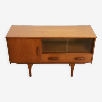 Compact vintage sideboard with glass 'Tarleton'