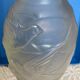 Art Nouveau frosted glass vase