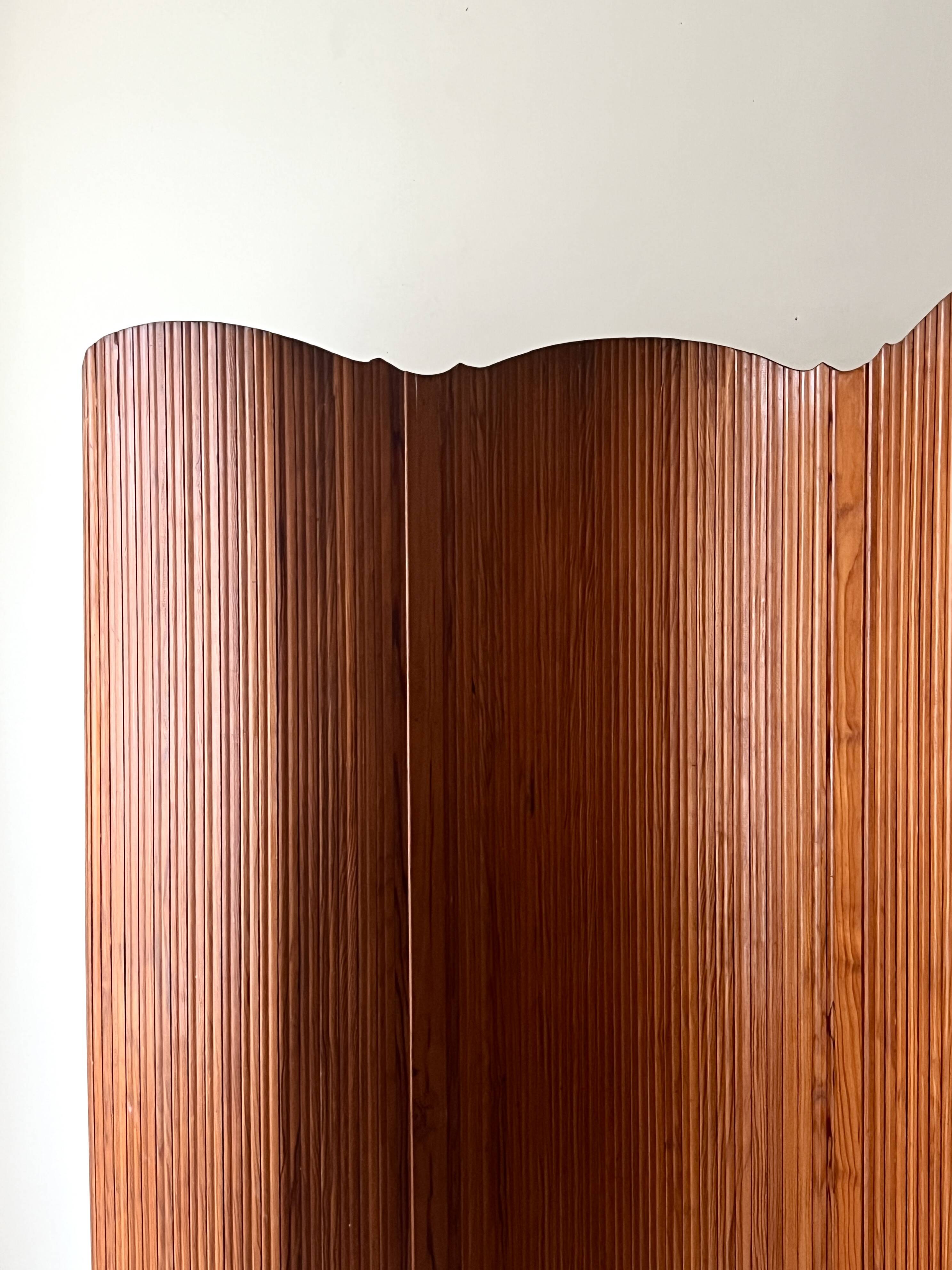 Modular wooden screen / partition by Baumann, SNSA design 1950