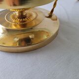 Art Deco lamp in brass and glass