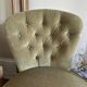 Fauteuil crapaud en velours