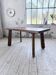 Table brutaliste en chêne par De Puydt, Belgique 1970