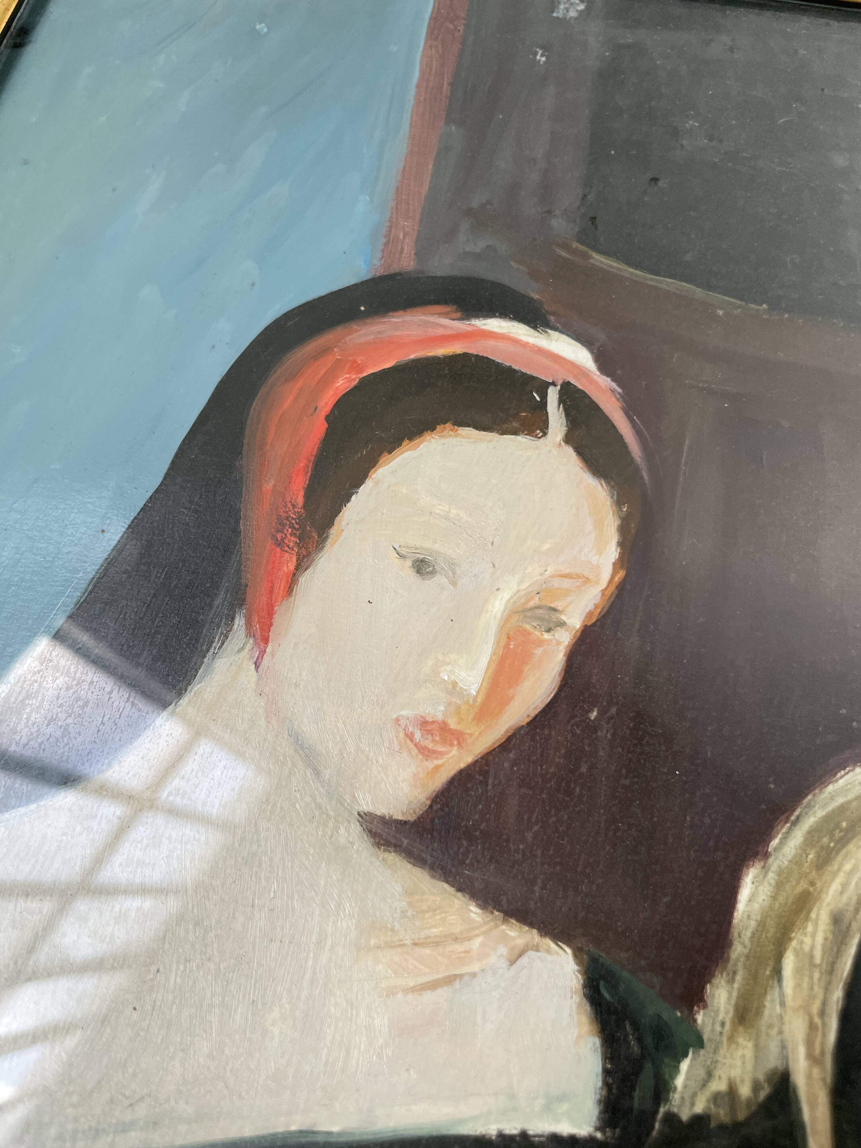 Painting “the three musicians”