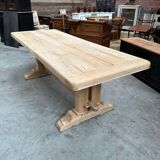 Solid oak farmhouse table