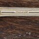 Set of 5 white metal spoons from the 20s