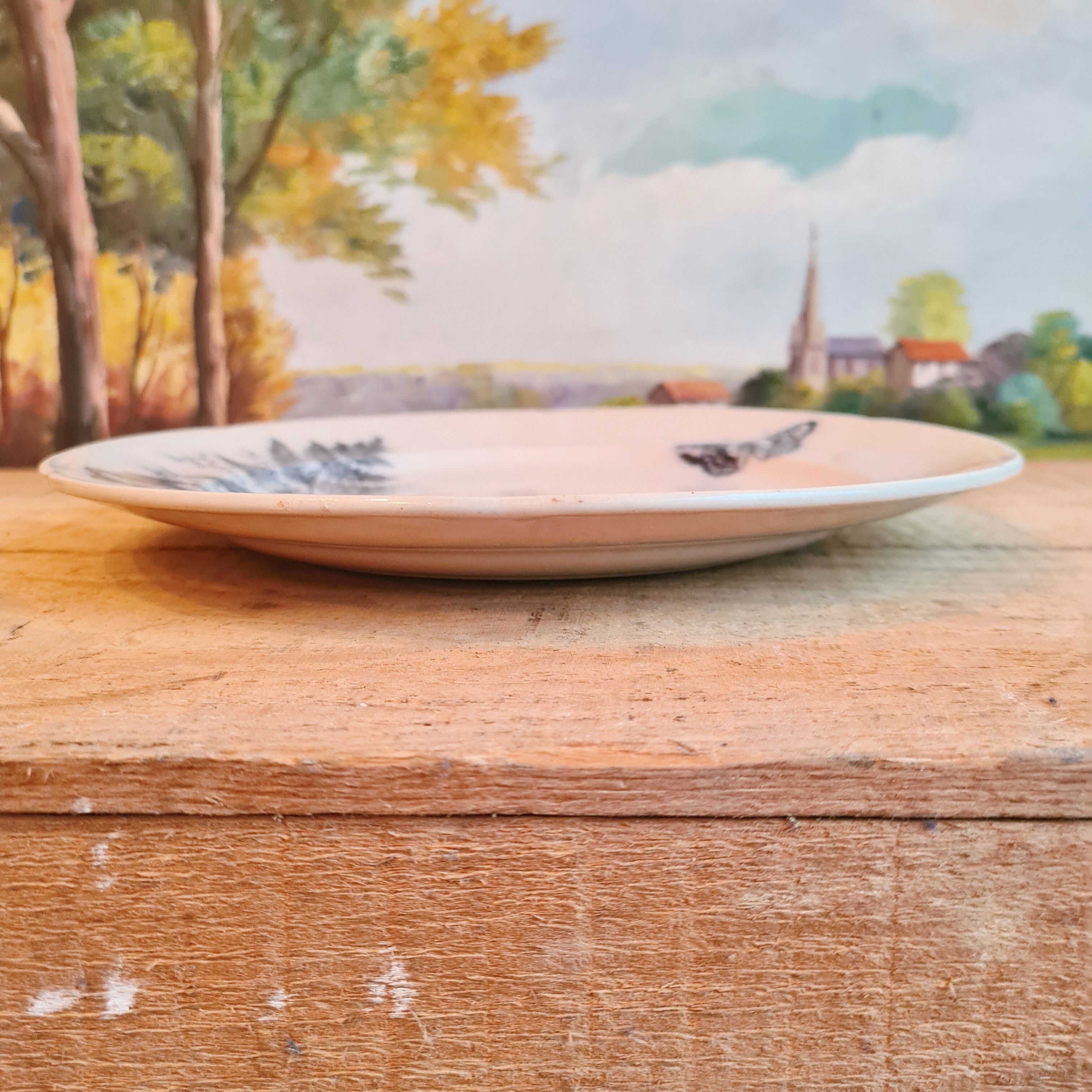 Rare plate iron earth sandeman mc dougall model fern (fern)