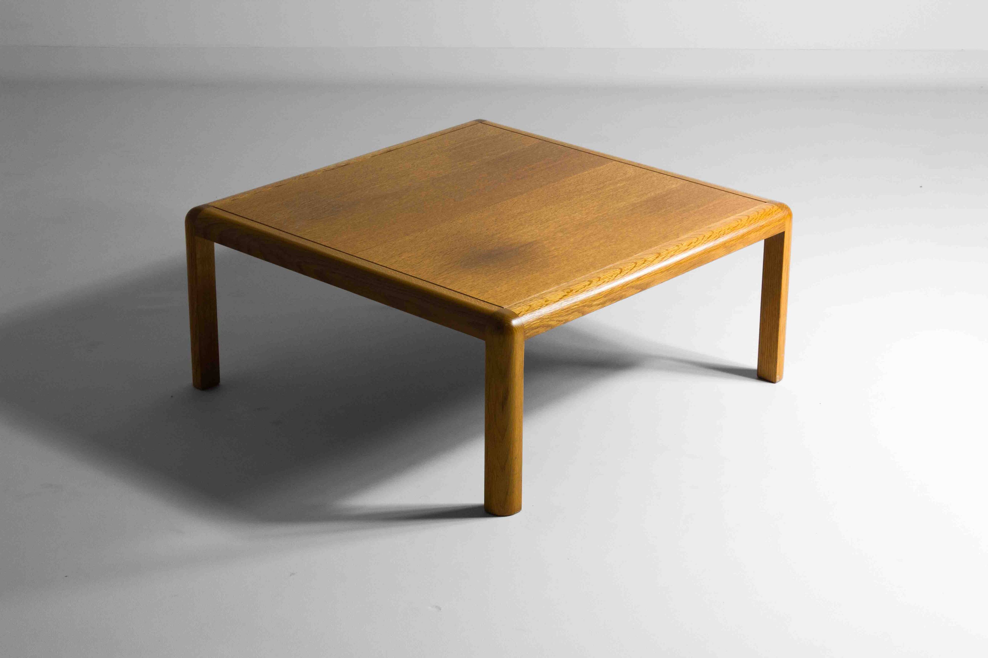 Minimalist coffee table by Van den Berghe - Pauvers, Belgium 1970s