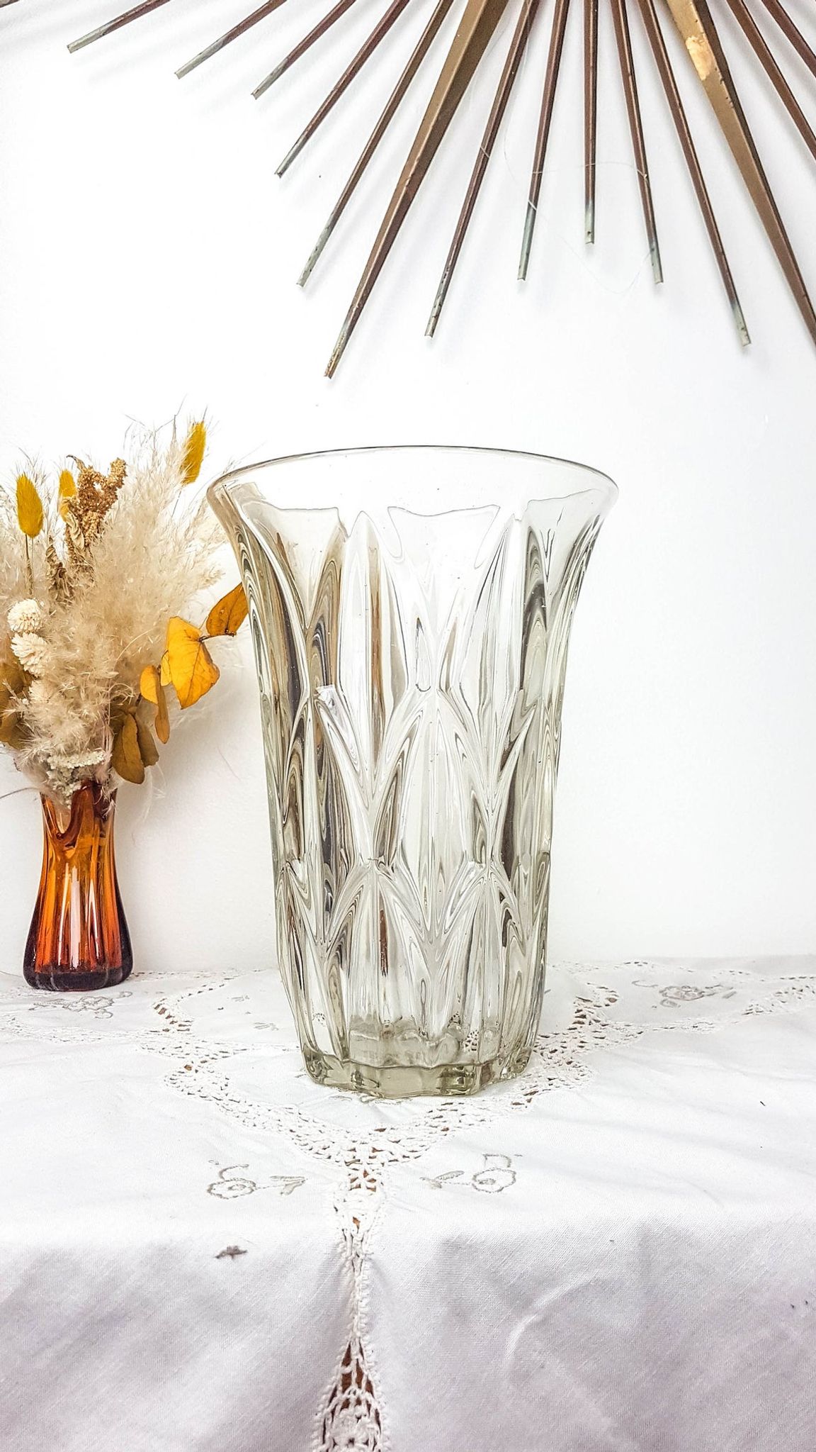 Vase en verre