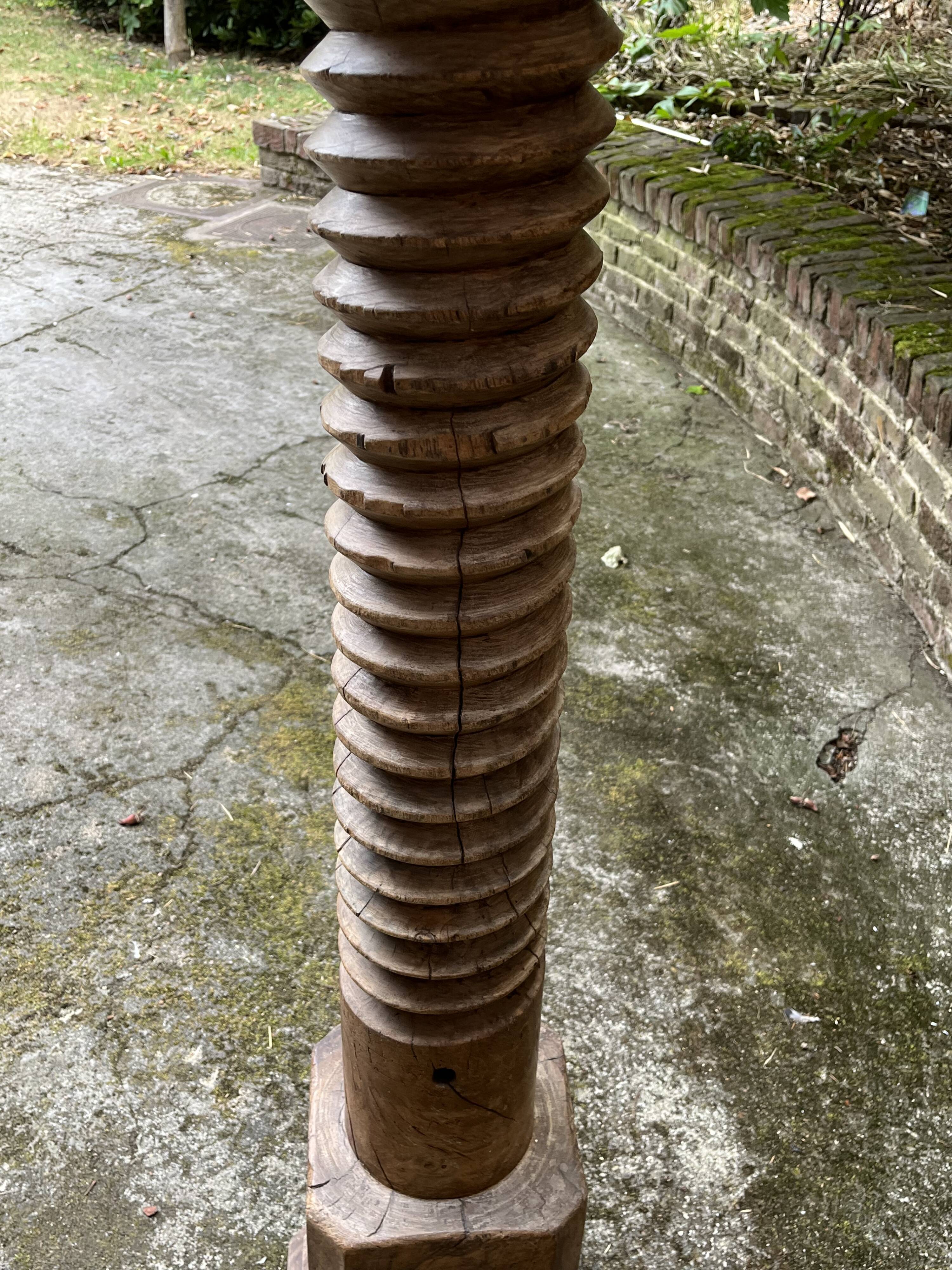 Worm column old press