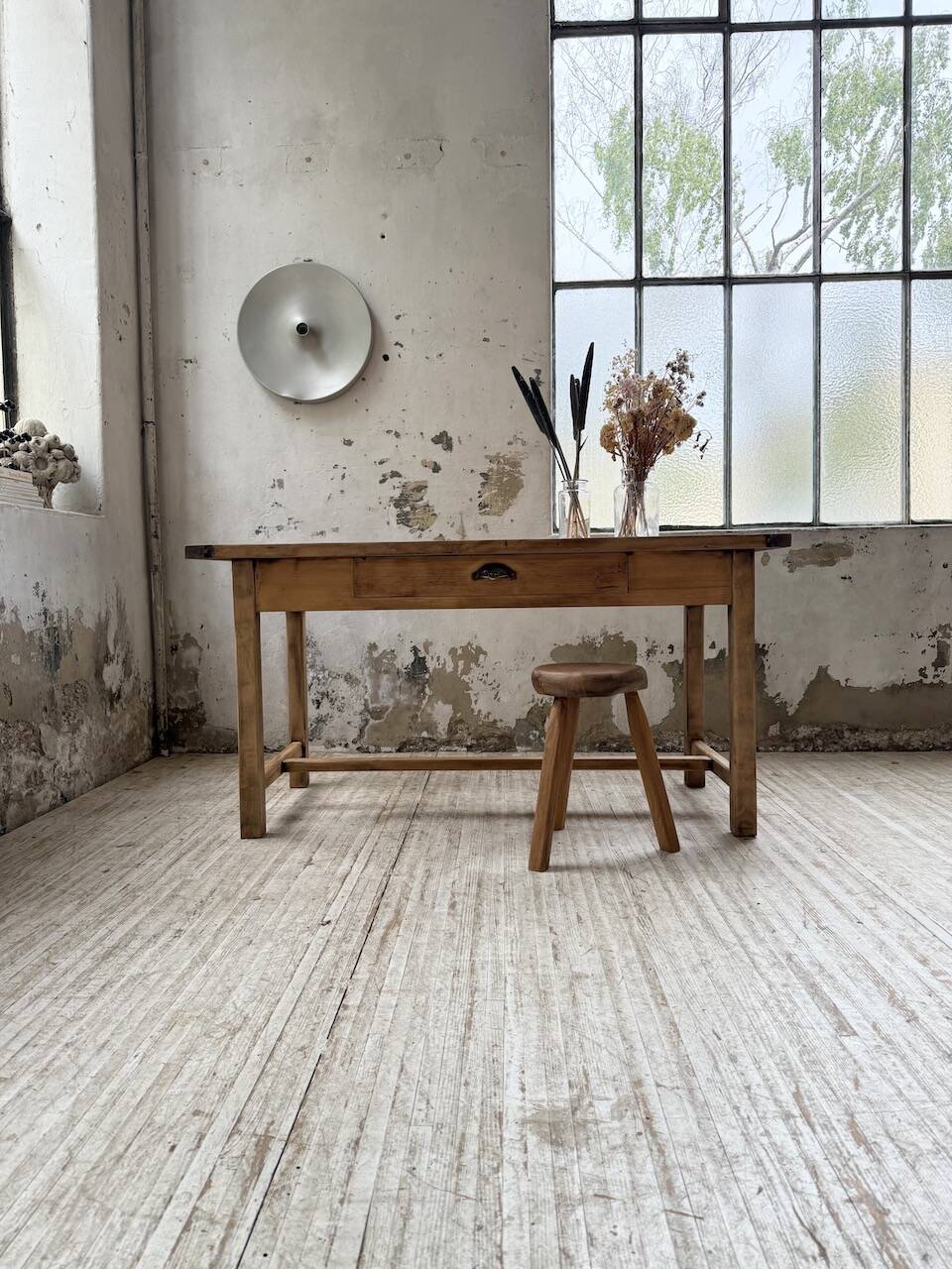 Farm table in pine, 1950s