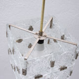 Glass Cube hanging for Kamenický Šenov, 1970s