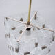 Glass Cube hanging for Kamenický Šenov, 1970s