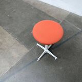 German Space Age swivel stool from the mid-century by Bremshey, Solingen, 1960s.