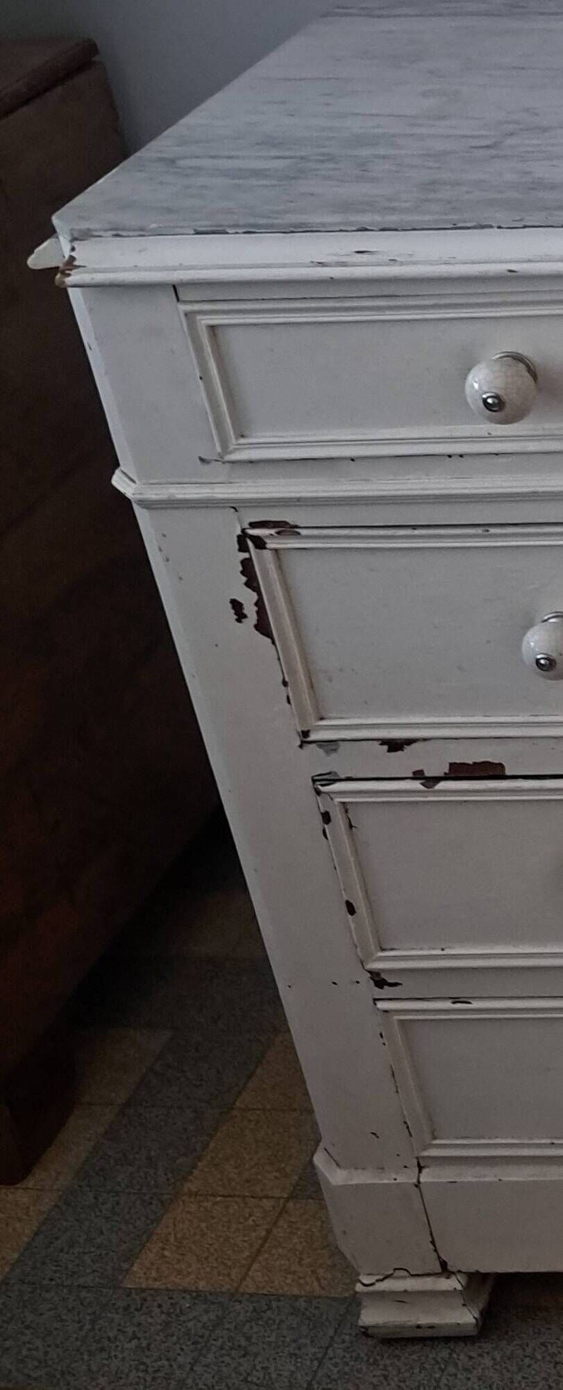 Vintage Louis Philippe style chest of drawers