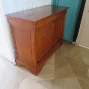 Louis Philippe buffet - 2 drawers - 2 doors - cherry wood - solid wood - dowelled