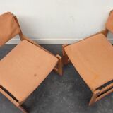 Paire fauteuils SFC 3001 de Michel Mortier  1960