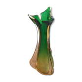 Vase en verre de murano années 60