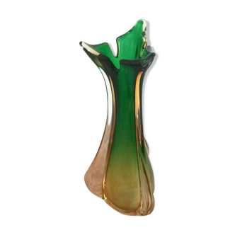 Murano 1960s glass vase