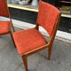 Pair of Scandinavian chairs in solid teak from the 1970s.