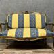 Louis XV style bench in gilded wood, 20th century