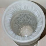 Glass paste balustre vase