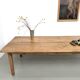 Very large farmhouse table in solid oak, 1950s – L300 cm