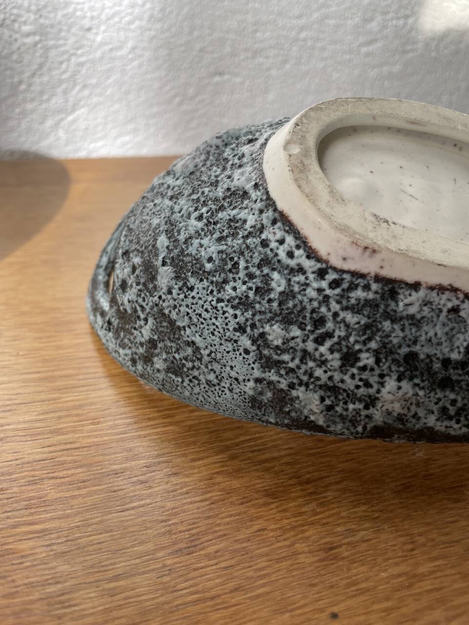 Empty ceramic pocket Fatlava Vallauris 1950