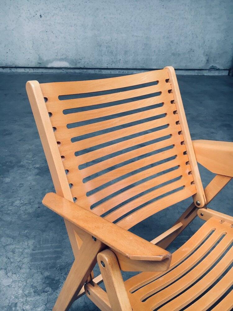 Set of Mid-Century Modern Design Rex Folding Chairs by Niko Kralj for Stol Kamnik, 1980s