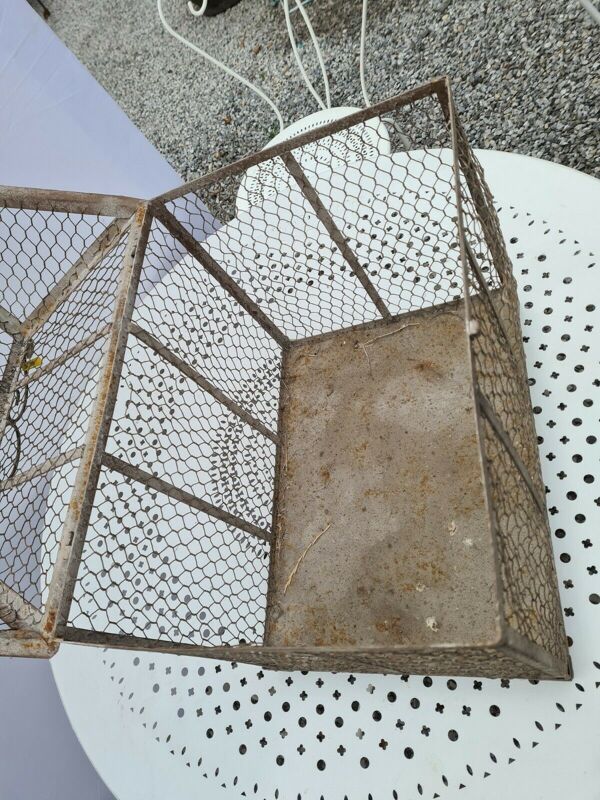 Cage à oiseaux en fer