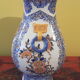 Vase, porcelain potiche from Gien, antique Gien.