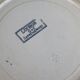 6 flat plates in ironstone Sarreguemines U&C model Luchon