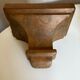 Neo classical console 19th shelf in solid oak