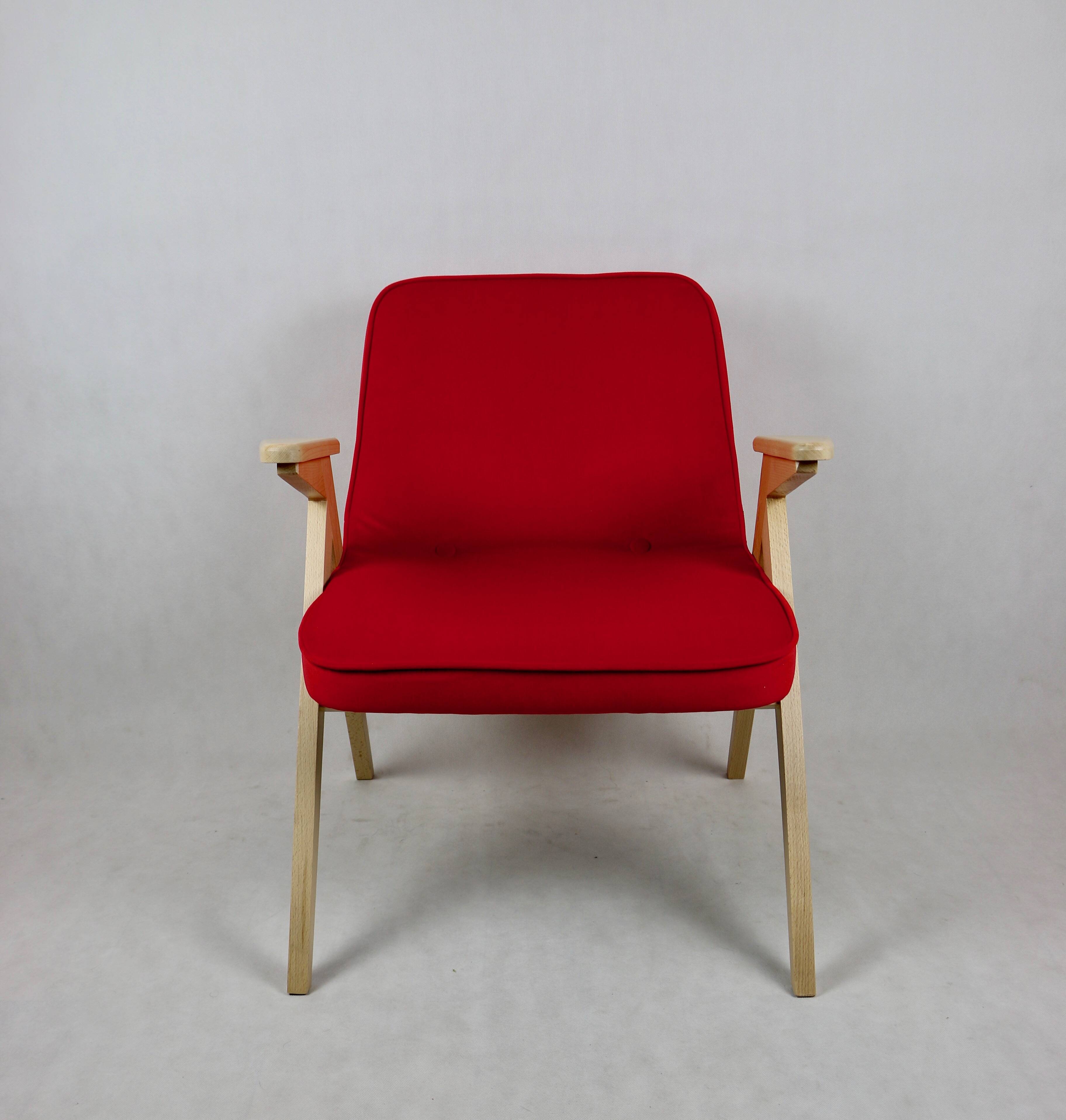 Fauteuil Red Bunny par Józef Chierowski