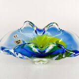 1960's Art Glass Bowl by Josef Hospodka, Czechoslovakia
