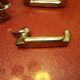 12 metal chrome duck knife holders