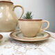 Mid-century speckled stoneware coffee set from the 20th century