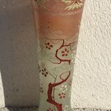 Vase en verre émaillé ancien
